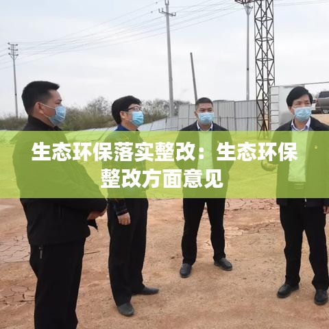 生态环保落实整改：生态环保整改方面意见 