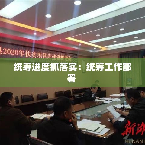 统筹进度抓落实：统筹工作部署 
