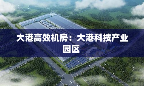 大港高效机房：大港科技产业园区 