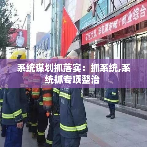 系统谋划抓落实：抓系统,系统抓专项整治 
