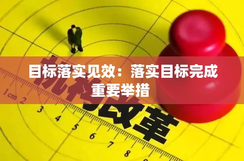 目标落实见效：落实目标完成重要举措 