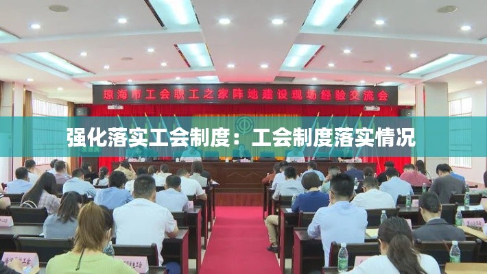 强化落实工会制度：工会制度落实情况 