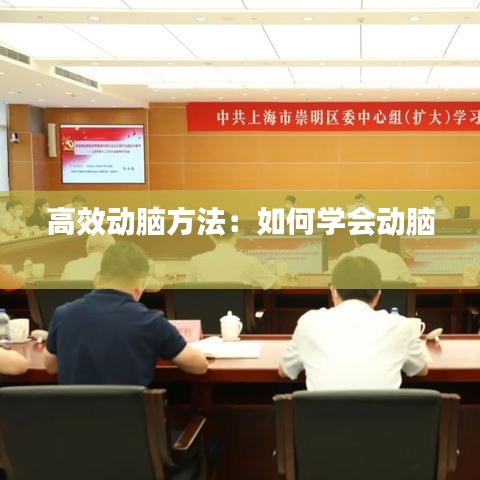 高效动脑方法：如何学会动脑 