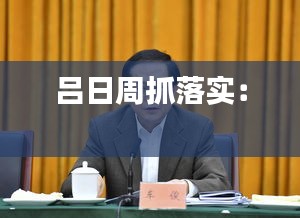 吕日周抓落实： 