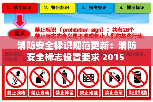 消防安全标识规范更新：消防安全标志设置要求 2015 
