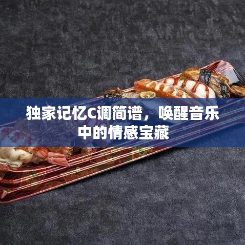 独家记忆C调简谱，唤醒音乐中的情感宝藏