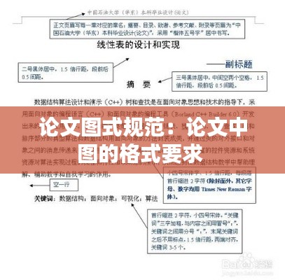 论文图式规范：论文中图的格式要求 