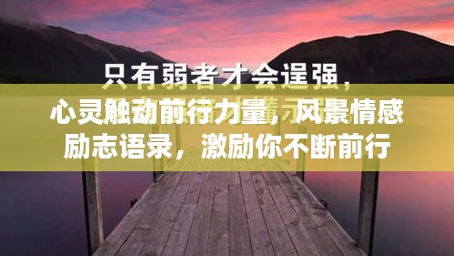 心灵触动前行力量，风景情感励志语录，激励你不断前行