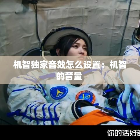 机智独家音效怎么设置：机智的音量 