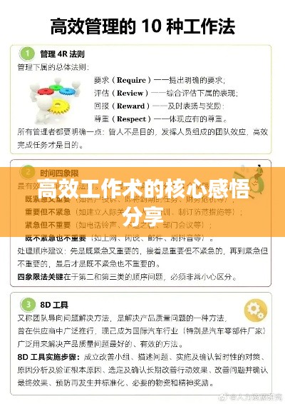 高效工作术的核心感悟分享