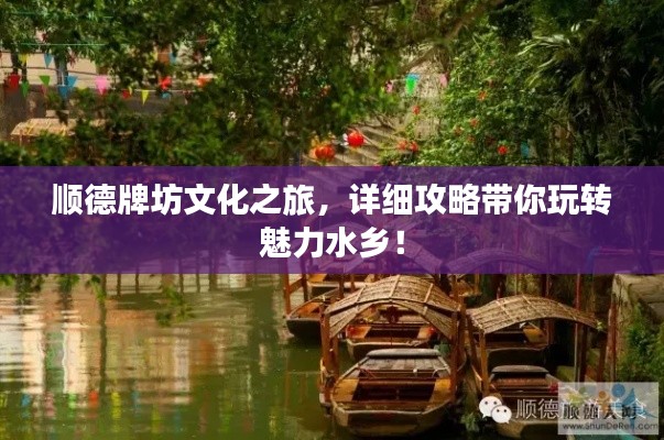 顺德牌坊文化之旅，详细攻略带你玩转魅力水乡！