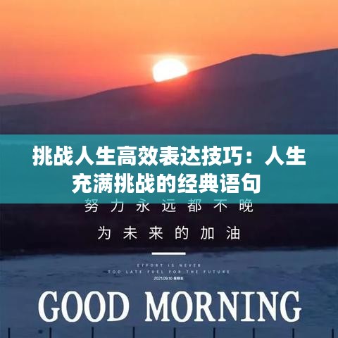 挑战人生高效表达技巧：人生充满挑战的经典语句 