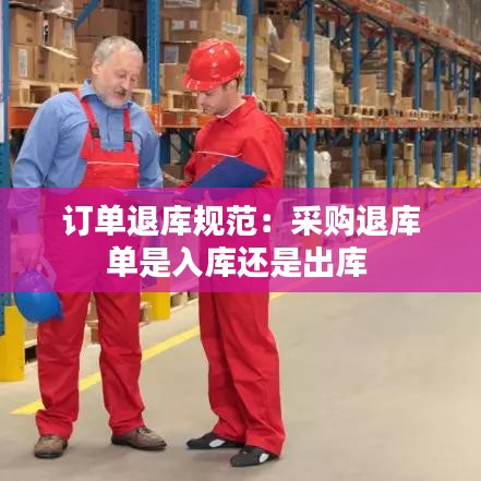 订单退库规范：采购退库单是入库还是出库 