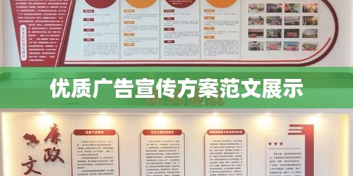 优质广告宣传方案范文展示