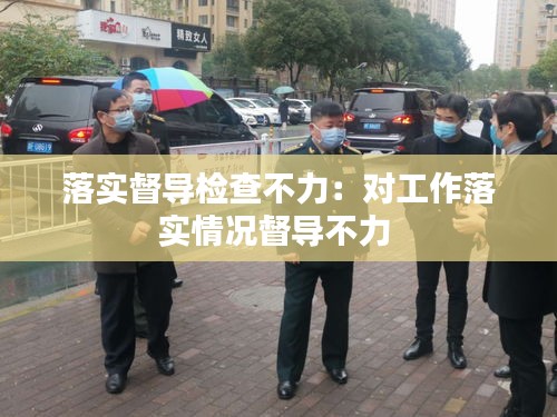 落实督导检查不力：对工作落实情况督导不力 