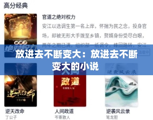 放进去不断变大：放进去不断变大的小说 