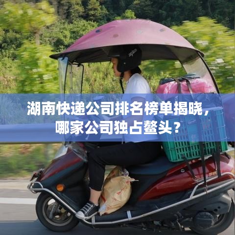 湖南快递公司排名榜单揭晓，哪家公司独占鳌头？