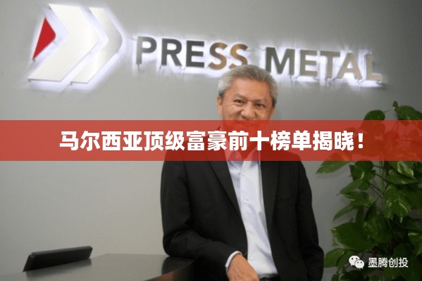 马尔西亚顶级富豪前十榜单揭晓！