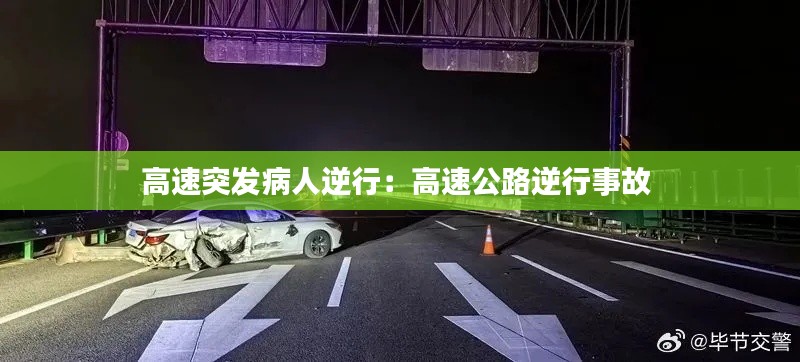 高速突发病人逆行：高速公路逆行事故 