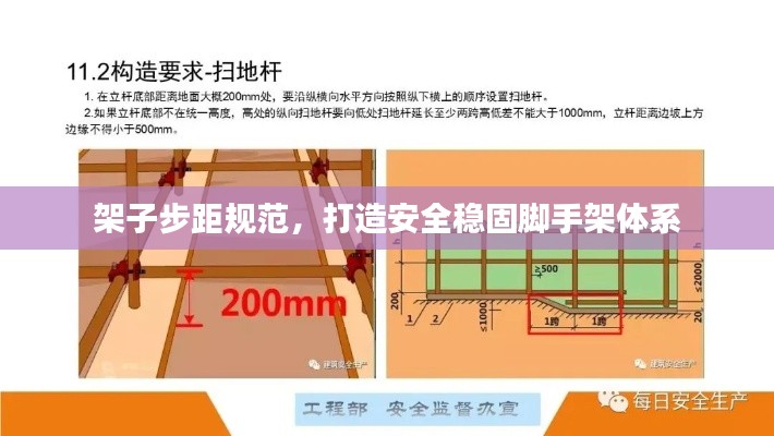 架子步距规范，打造安全稳固脚手架体系