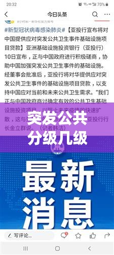 突发公共分级几级：突发公共事件的分级包括 