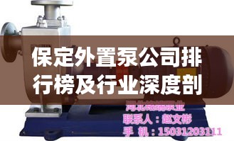 保定外置泵公司排行榜及行业深度剖析