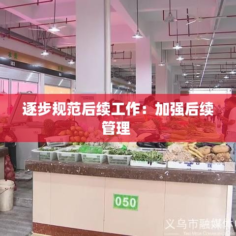逐步规范后续工作：加强后续管理 