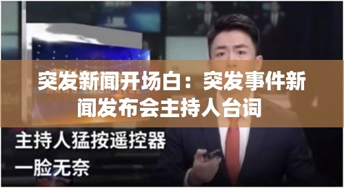 突发新闻开场白：突发事件新闻发布会主持人台词 