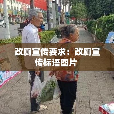 改厕宣传要求：改厕宣传标语图片 