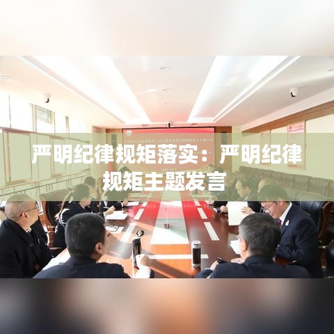 严明纪律规矩落实：严明纪律规矩主题发言 