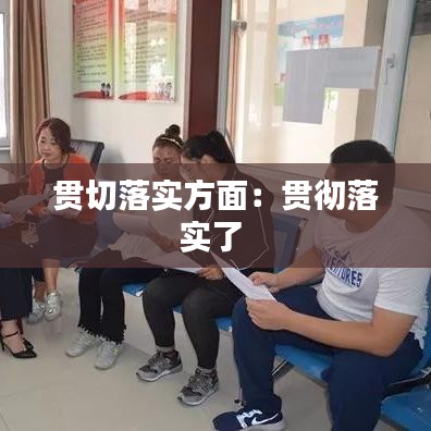 贯切落实方面：贯彻落实了 
