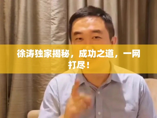 徐涛独家揭秘，成功之道，一网打尽！