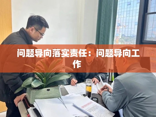 问题导向落实责任：问题导向工作 