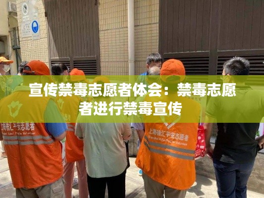 宣传禁毒志愿者体会：禁毒志愿者进行禁毒宣传 