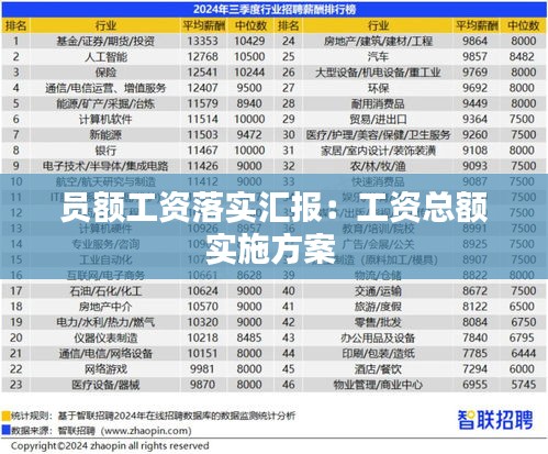 员额工资落实汇报：工资总额实施方案 
