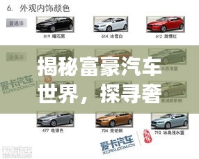 揭秘富豪汽车世界，探寻奢华座驾的神秘面纱