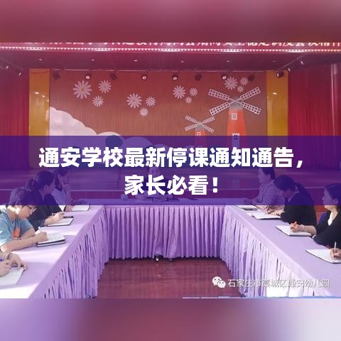 通安学校最新停课通知通告，家长必看！