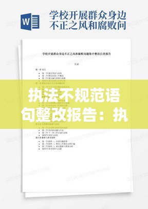 执法不规范语句整改报告：执法不规范问题自查报告 