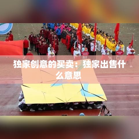 独家创意的买卖：独家出售什么意思 