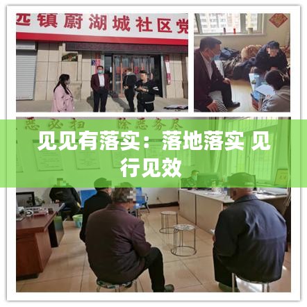 见见有落实：落地落实 见行见效 