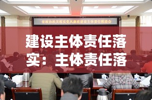 建设主体责任落实：主体责任落实措施 
