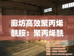 廊坊高效聚丙烯酰胺：聚丙烯酰胺生产线 