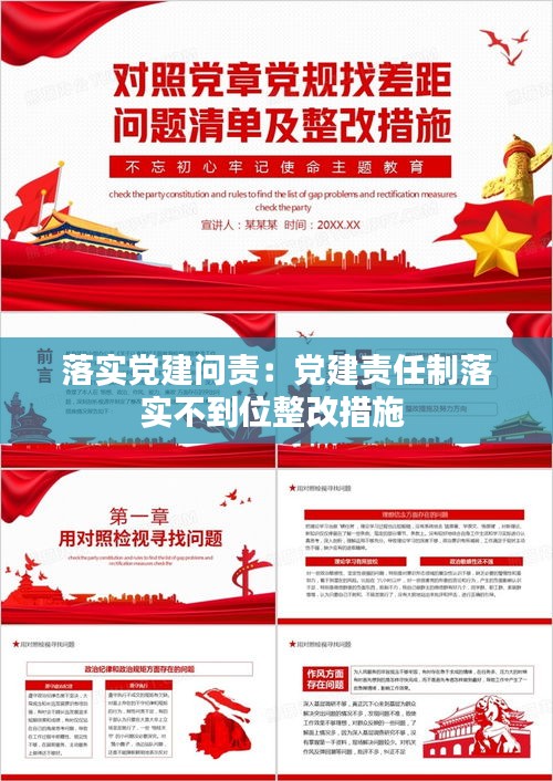 落实党建问责：党建责任制落实不到位整改措施 