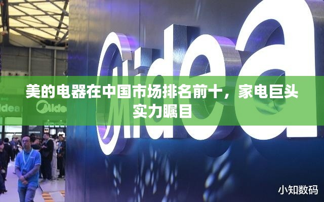 美的电器在中国市场排名前十，家电巨头实力瞩目