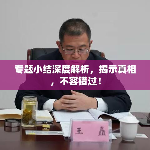 专题小结深度解析，揭示真相，不容错过！