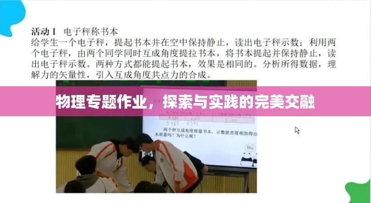 物理专题作业，探索与实践的完美交融