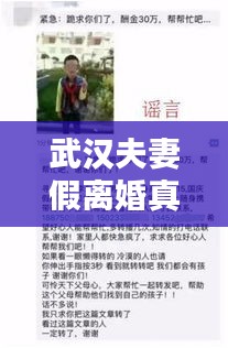 武汉夫妻假离婚真相揭秘，最新谣言解析