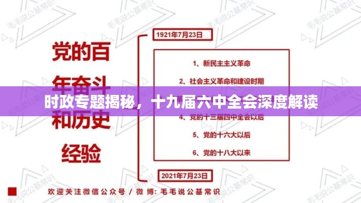 时政专题揭秘，十九届六中全会深度解读