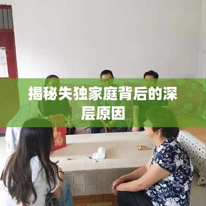 揭秘失独家庭背后的深层原因