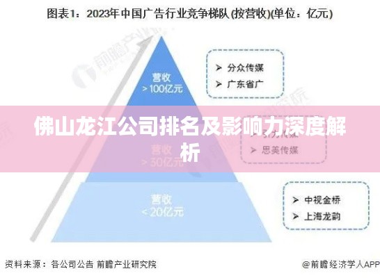 佛山龙江公司排名及影响力深度解析